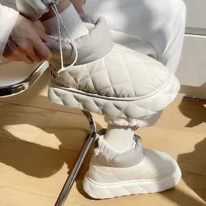 vinterstövlar, slip-on stövlar, ankelsnöboots, plyschstövlar, vattentäta stövlar, pufferstövlar