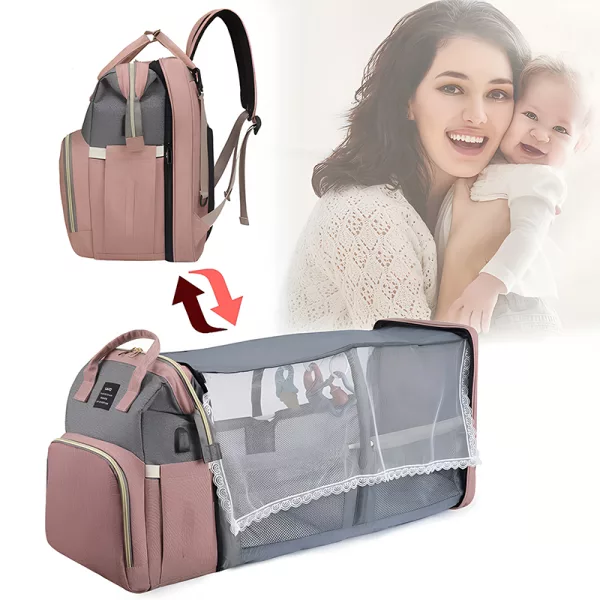 baby crib, maternity bag, folding crib, mommy bag