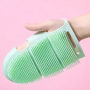 scrubber brush, silicone glove, scrubber glove, massage glove, bath glove, body scrubber