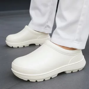 chef shoes, oil-proof shoes, non-slip slippers, kitchen shoes, chef crocs