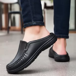 open heel loafers, waterproof loafers, slip-on loafers, smart shoes