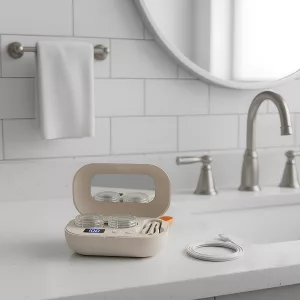 ultrasonic contact lens cleaner, contact lens cleaner machine