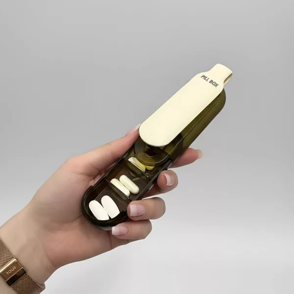 pill storage box, pill container, medicine box, pill popper