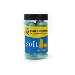 Brusreducerande öronproppar för sömn - Blå