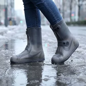 waterproof boot covers, rain boot covers, silicone waterproof shoe covers, slip resistant shoe cover, silicone boot covers